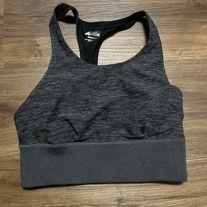 Sports bra grey/black in good condition.